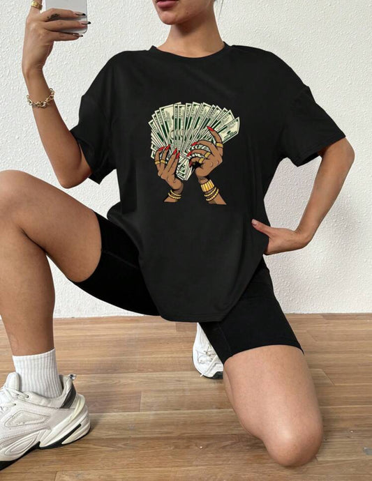 Shein Vavaluxe Women Oversized Drop Shoulder T shirt