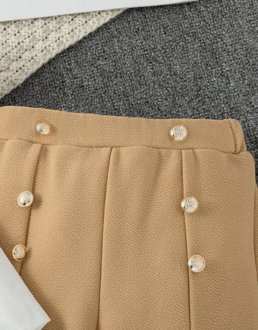 SHEIN Young Girls Two Piece Set Consisting Of Colorblocked Top