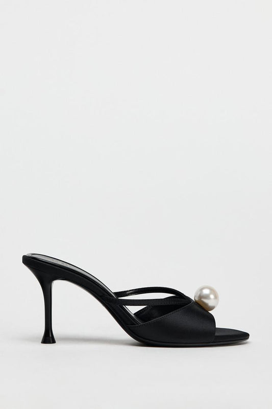 ZARA Pearl Heeled Sandals