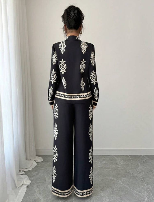 Shein Elegent Style Floral print Co-ord Set