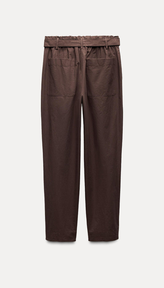 ZARA ZW Collection Belted Trouser