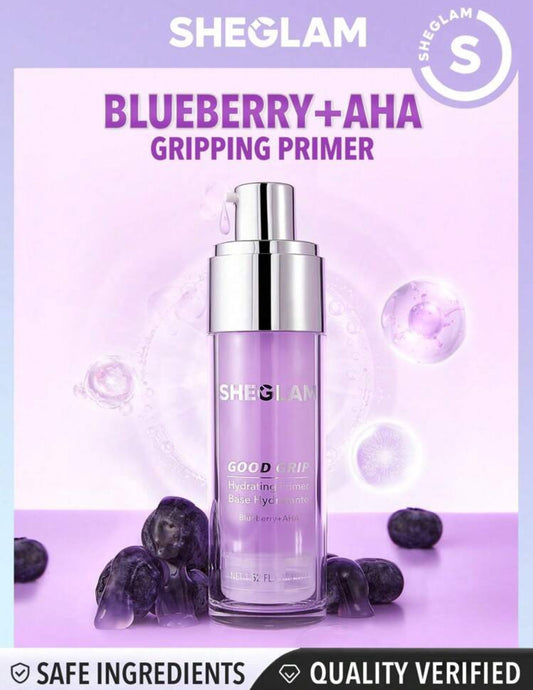 Sheglam Good Grip Hydrating Base Primer- Blueberry