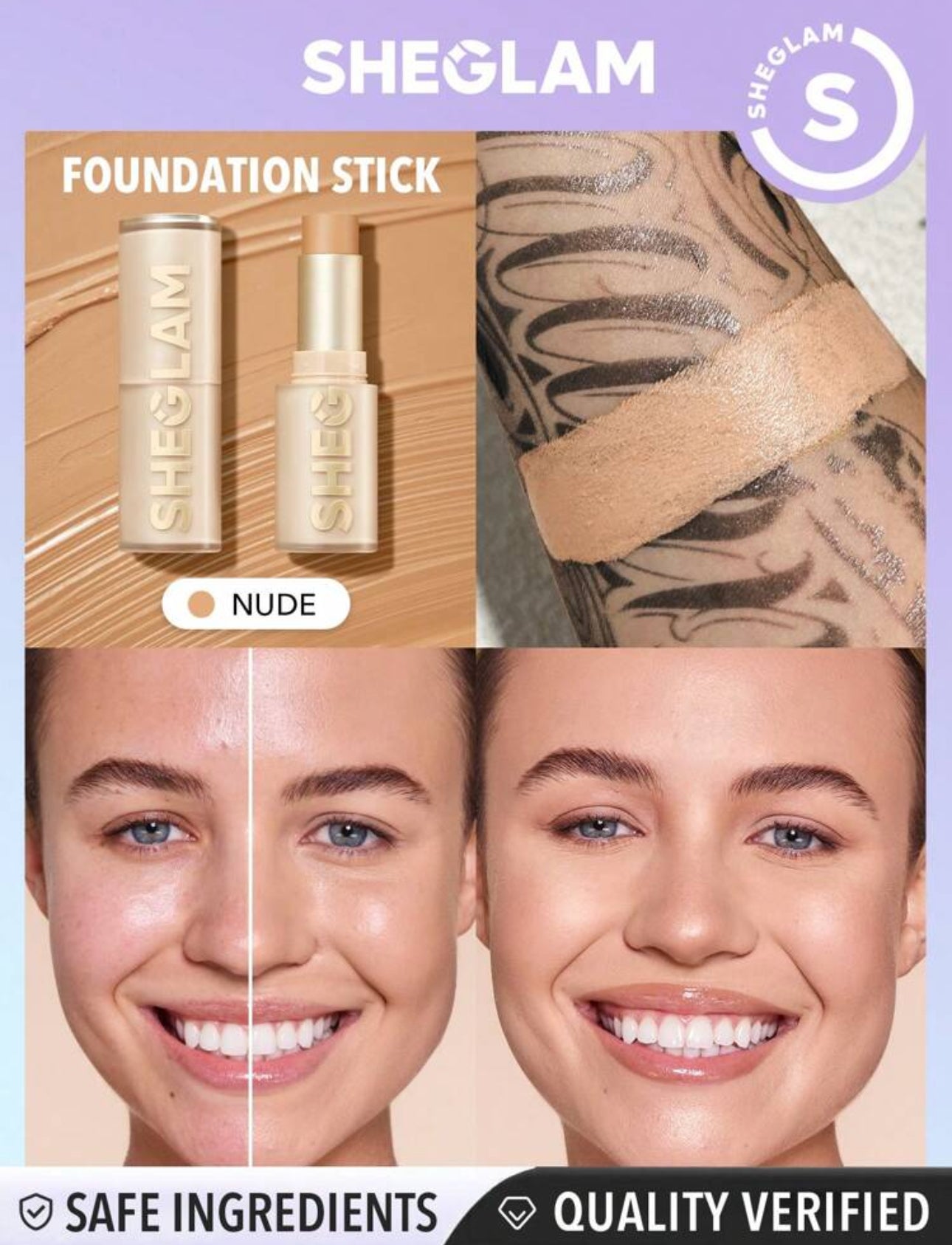 SHEGLAM Skin Magnet High Coverage Foundation Stick