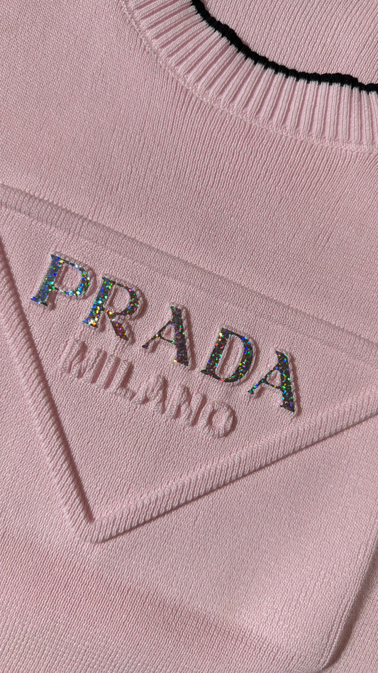 Prada Pastel Pink Crewneck (Dupe)