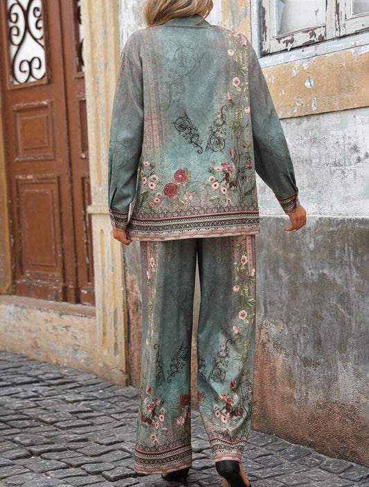 SHEIN Printed Cord-set