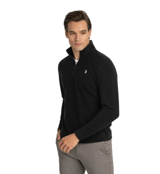 U.S POLO ASSN Men Quarter Zip Fleece