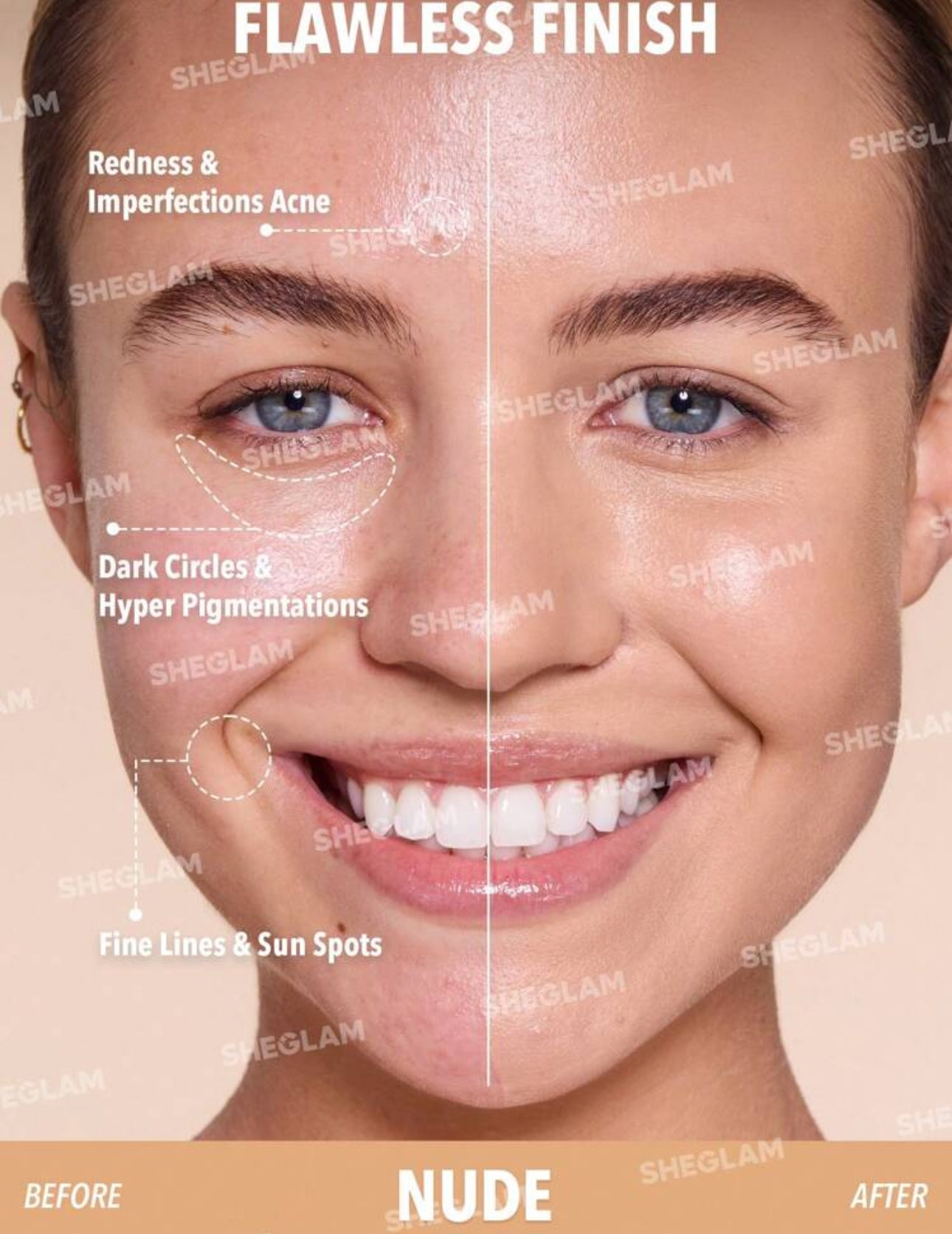 SHEGLAM Skin Magnet High Coverage Foundation Stick