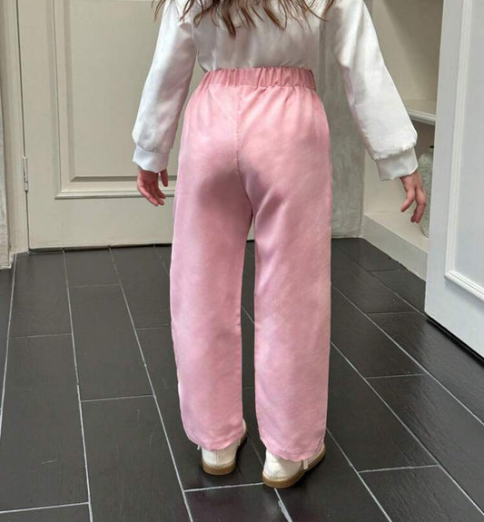 SHEIN Genkinimix Kids Young Girls Thin Casual Pants only