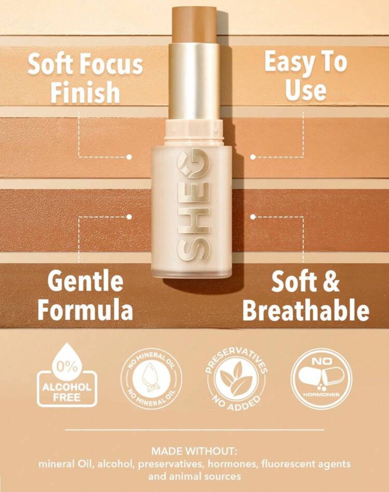 SHEGLAM Skin Magnet High Coverage Foundation Stick