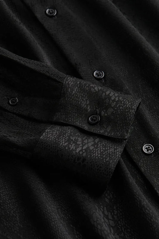 H&M Regular Fit Jacquard-weave shirt