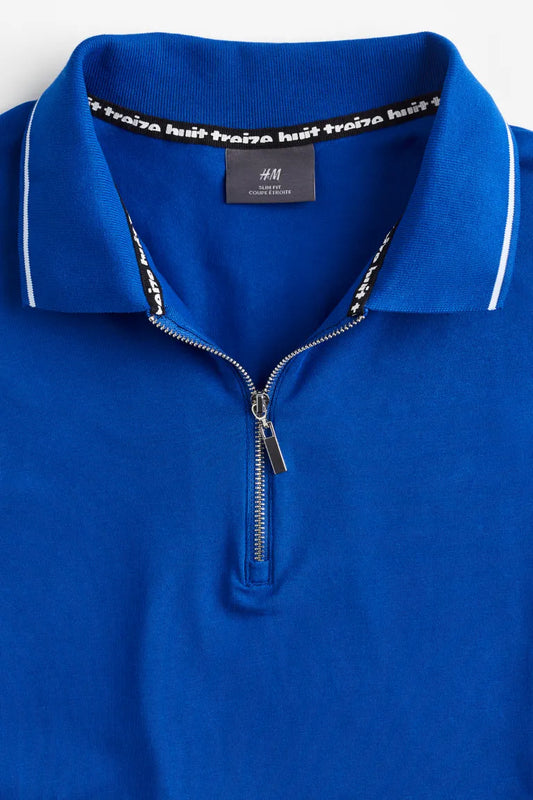 H&M Slim Fit Zip-top polo shirt