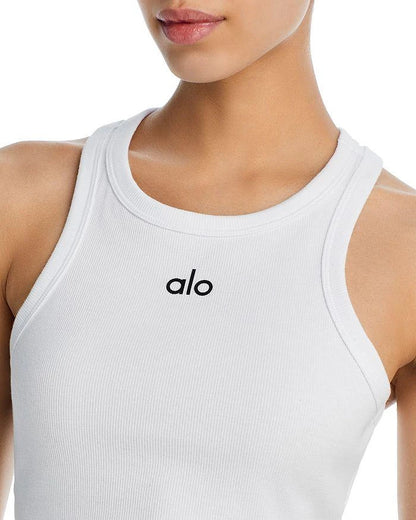 ALO Aspire Tank Top-White