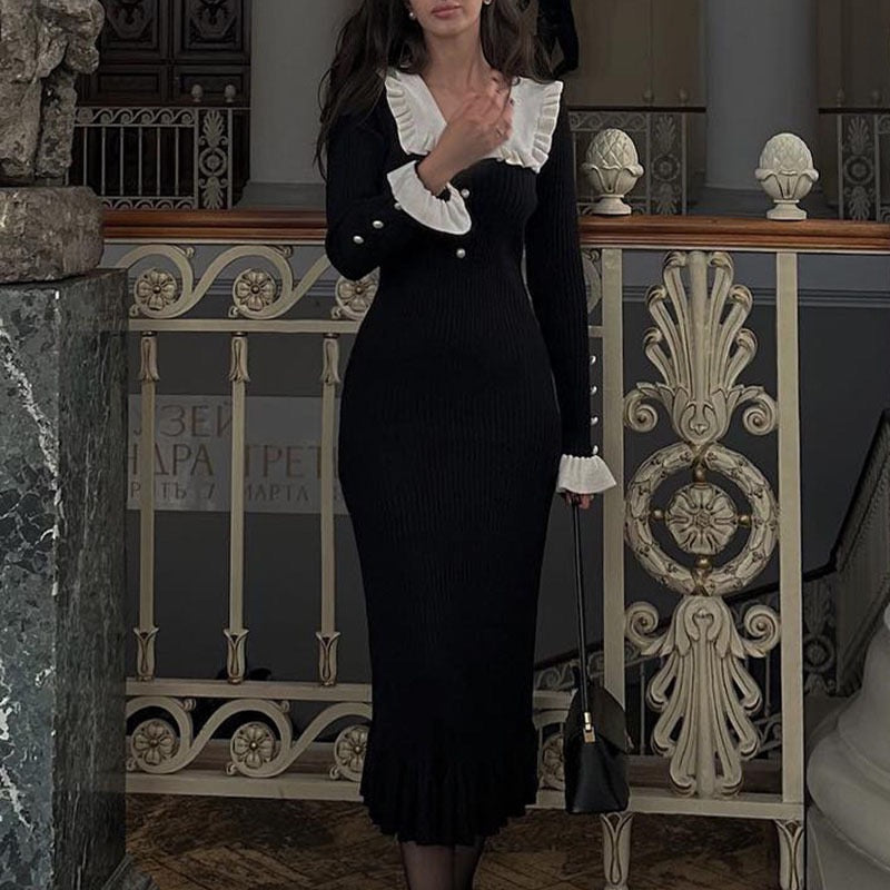 Shein Elegent Draped Long Dress