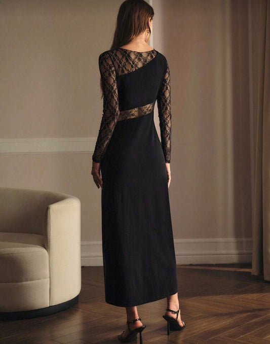 Shein Contrast laces heer Dress