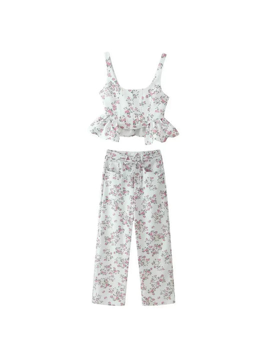 Zara Floral Printed Mealing 2pcs Set