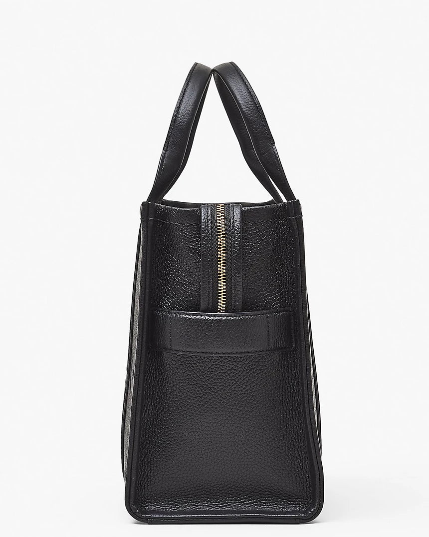 Marc Jacobs Leather Tote Bag Medium- Black