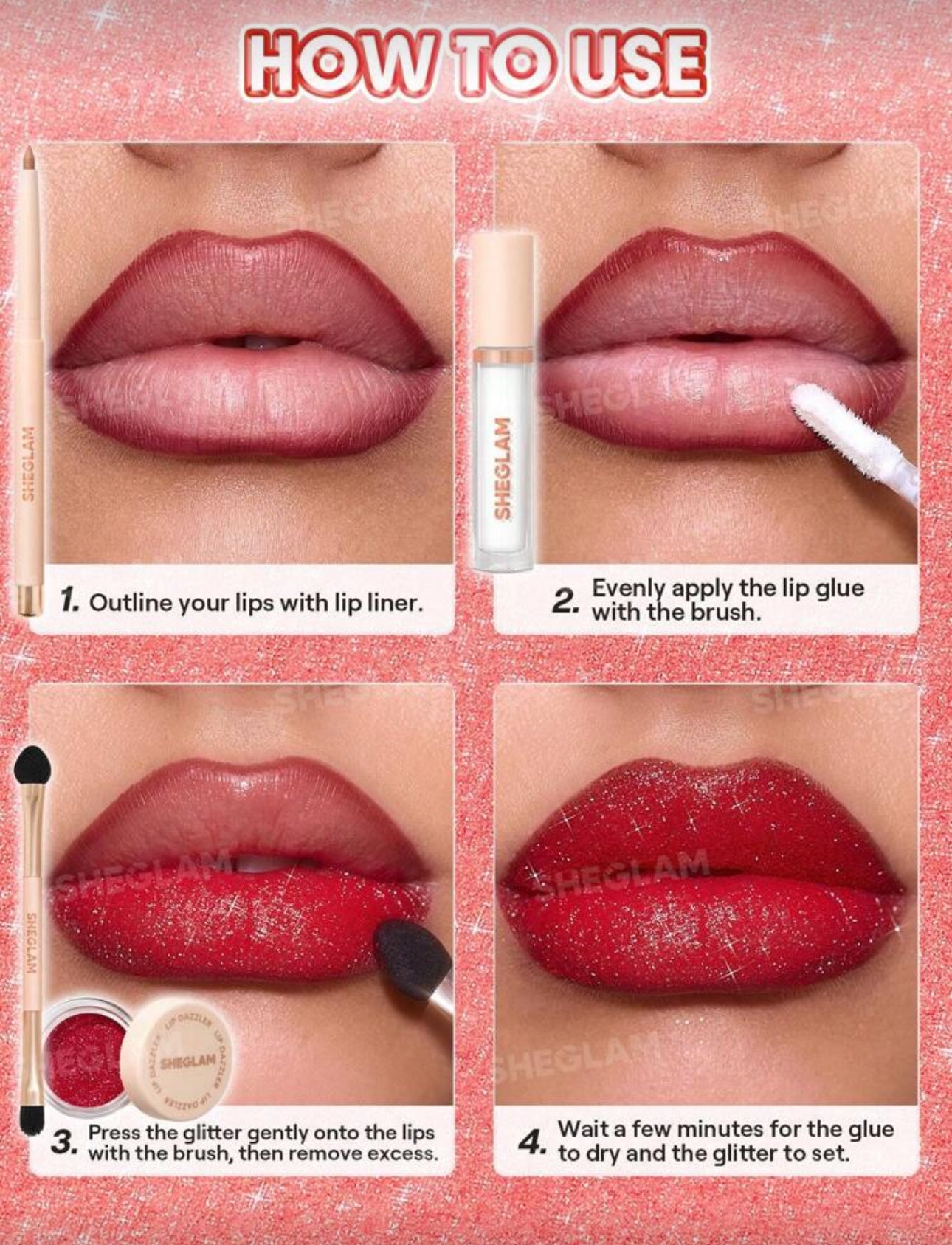 SHEGLAM Lip Dazzler Glitter- Final Act