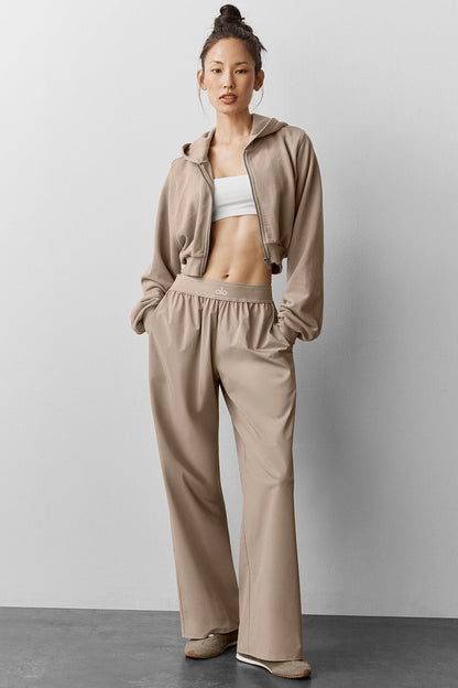 ALO Suit Up Trouser Long-Khaki