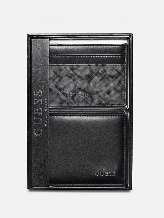 GUESS Logo Vallet And  Card Holder Gift Box Set