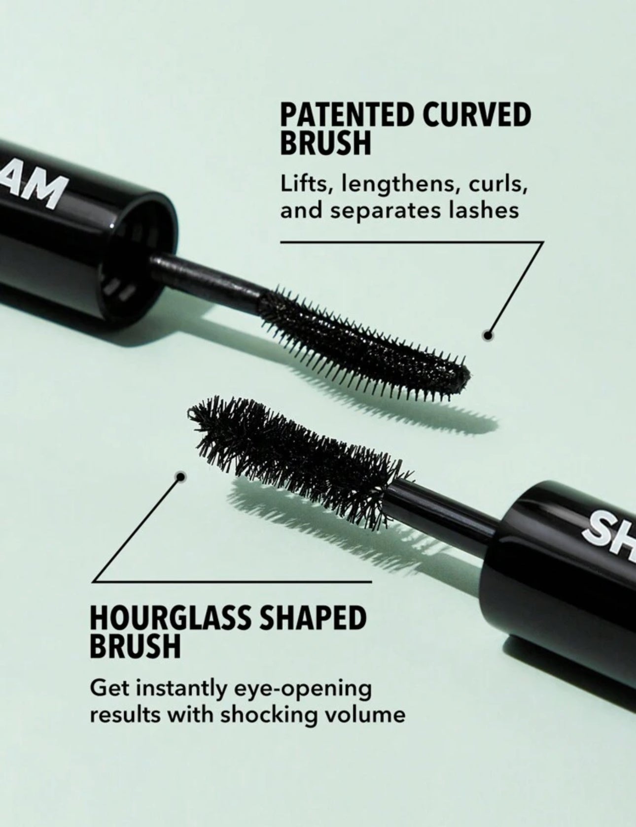 SHEGLAM All-In-One Volume & Length 2 in 1 Waterproof Mascara