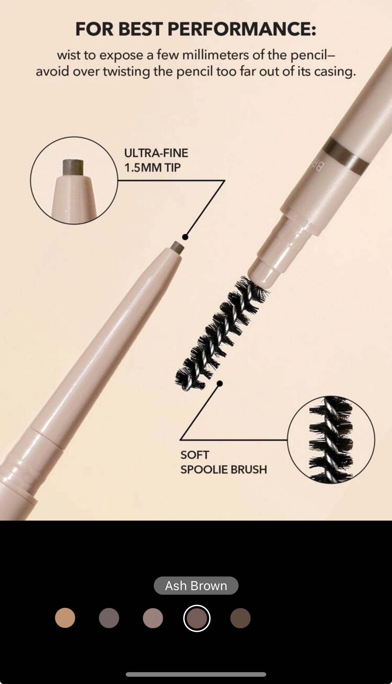 SHEGLAM INSTA FILL BROW PENCIL