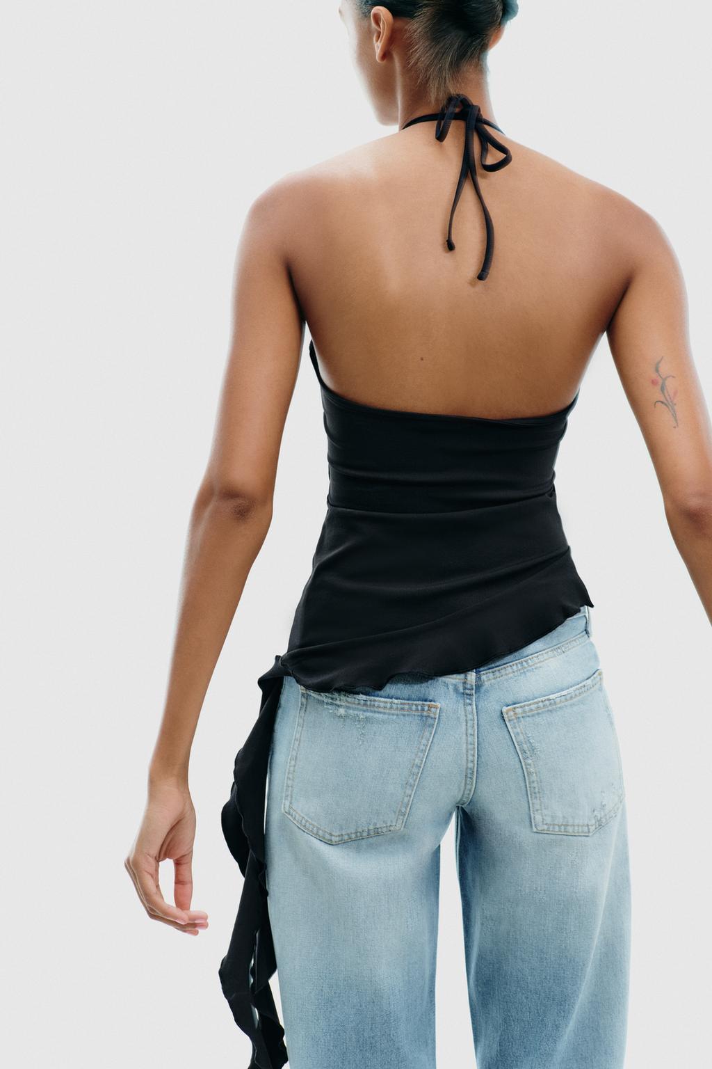 Zara halter Neck Happer Top