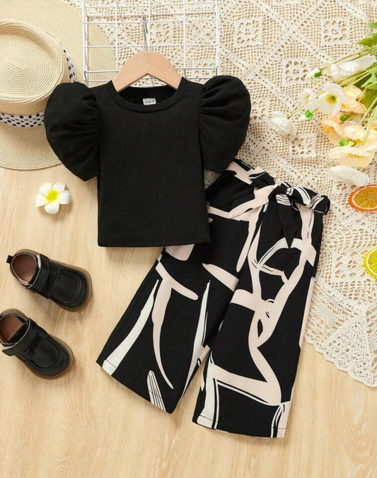 SHEIN Baby Girls Summer Casual Knitted Solid Color