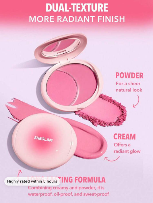 SHEGLAM cheek 2 cheek Blush duo