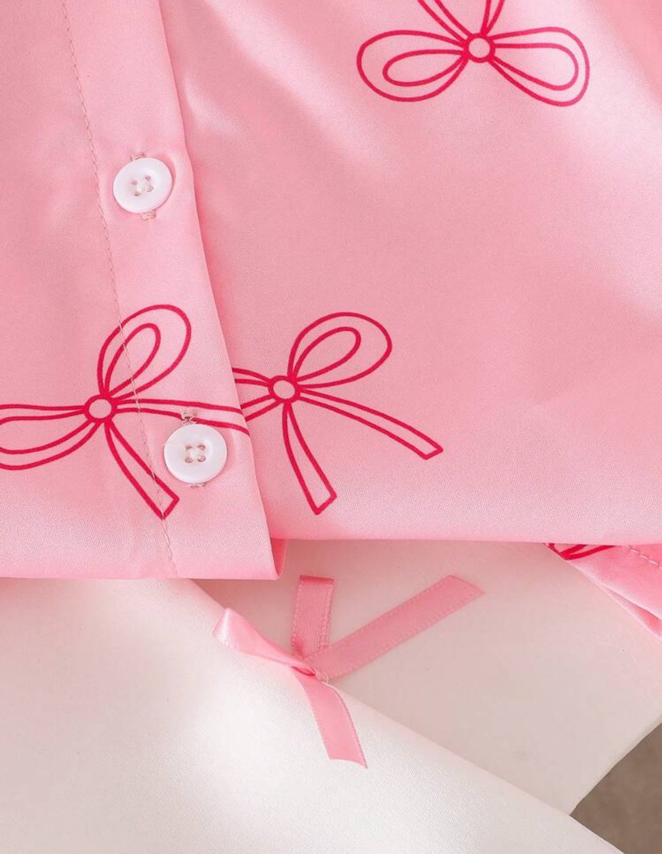 SHEIN Baby Girls Korean Style Cute Butterfly Print Short Sleeve