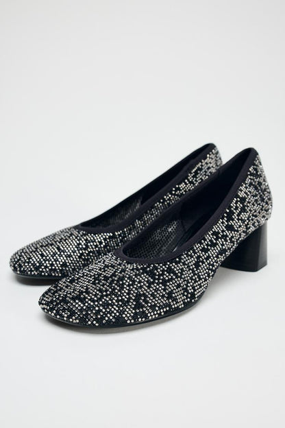 ZARA Shiny Heeled Shoes