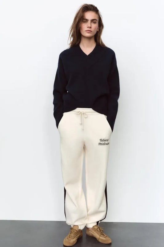 ZARA Jogging Trouser With Slogan