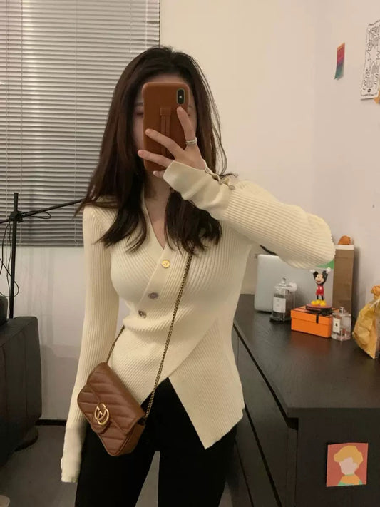 Shein Korean Style V Neck Top