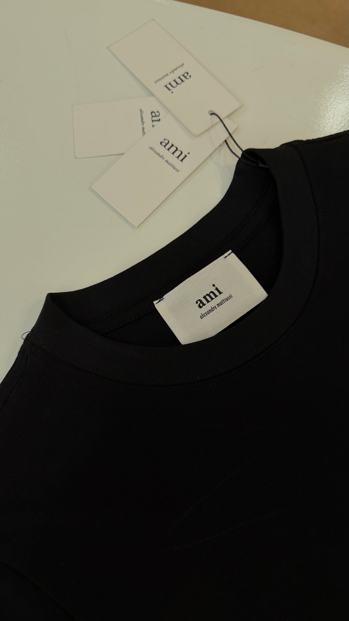 Ami Paris De Coeur t shirt-Black