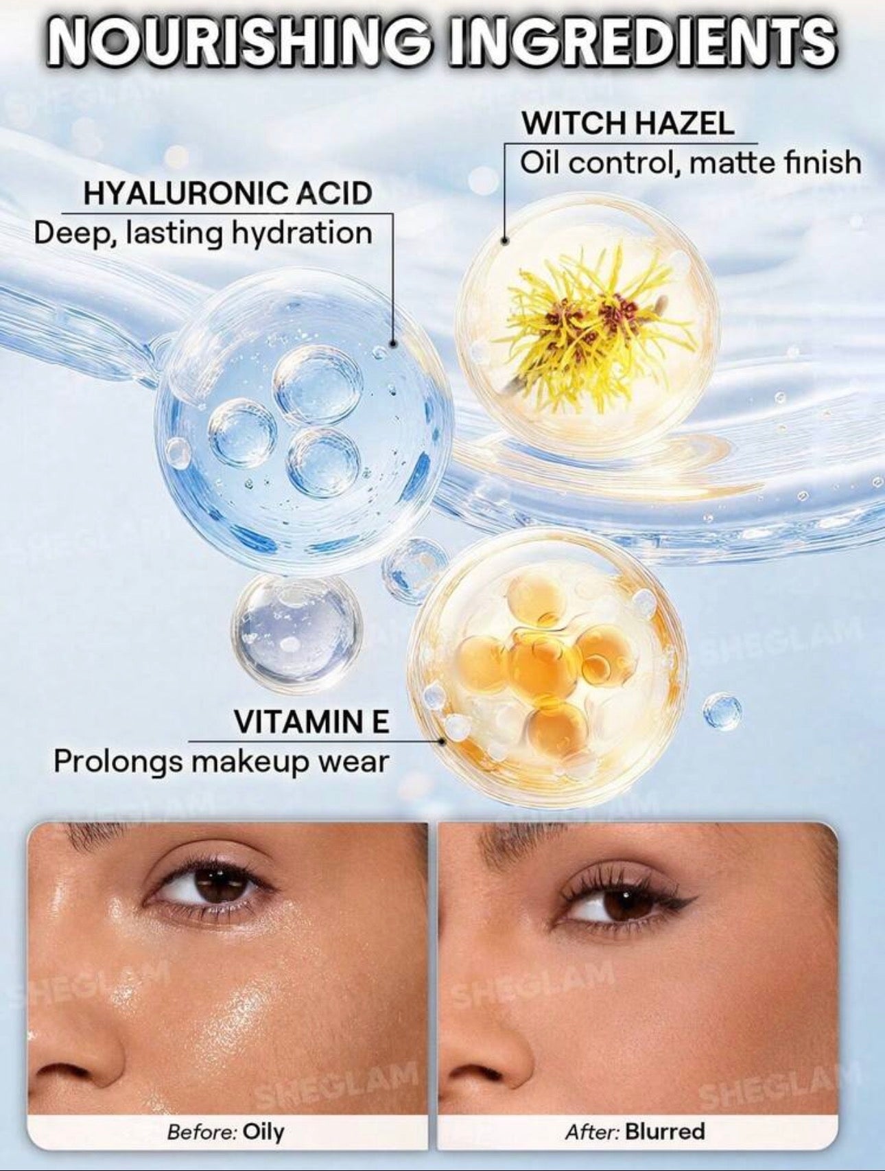 Sheglam Camera On Bluring Water proof Setting Spray