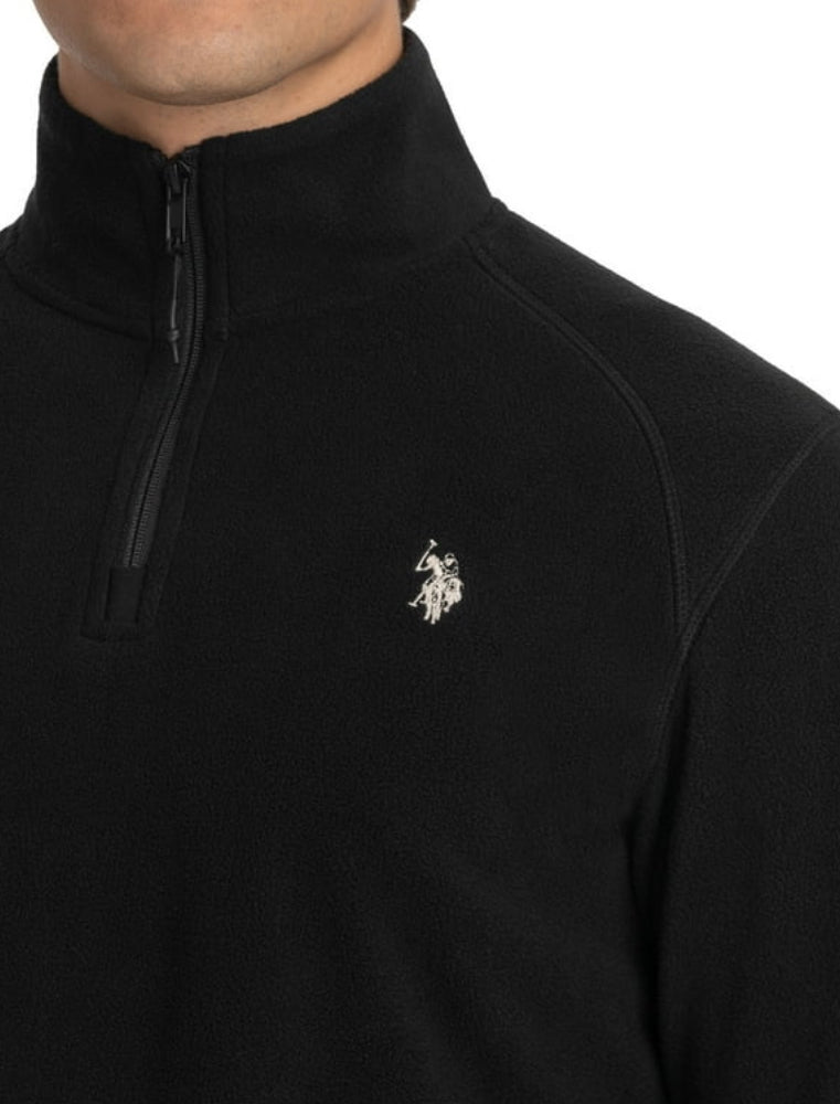 U.S POLO ASSN Men Quarter Zip Fleece
