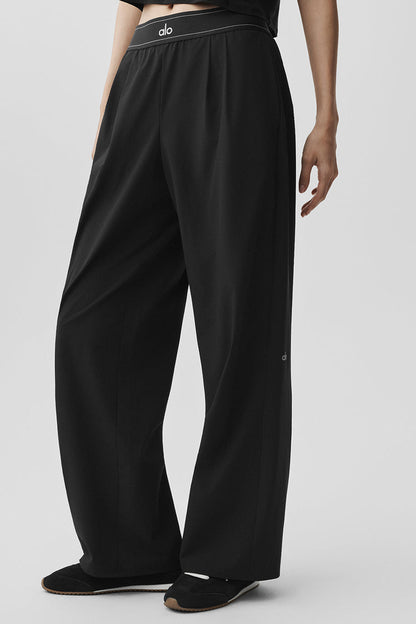 ALO Suit Up Trouser Long-Black
