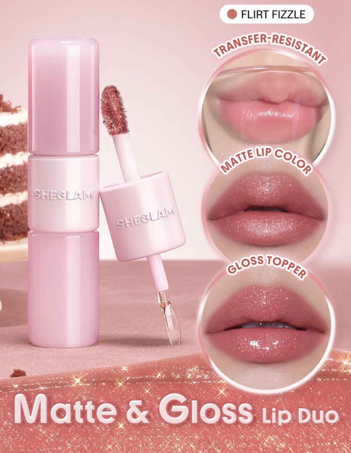Sheglam Mood Switch Matte Gloss Lip Duo