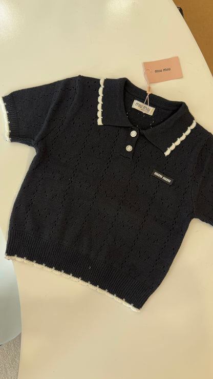 Miu Miu Knit Polo-Dupe