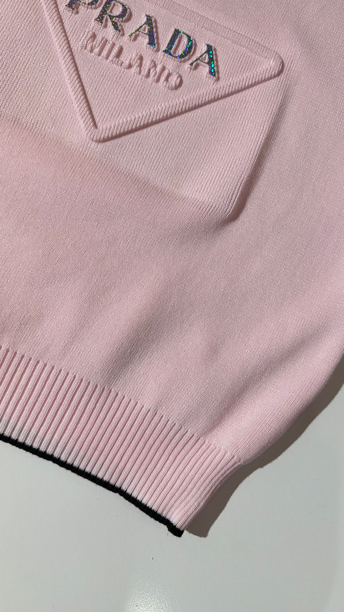 Prada Pastel Pink Crewneck (Dupe)