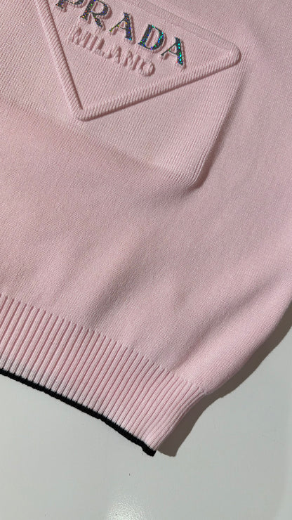 Prada Pastel Pink Crewneck (Dupe)
