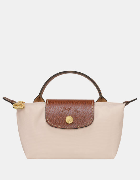 LONGCHAMP Le Pliage Mini Pouch Bag with Strap- Paper