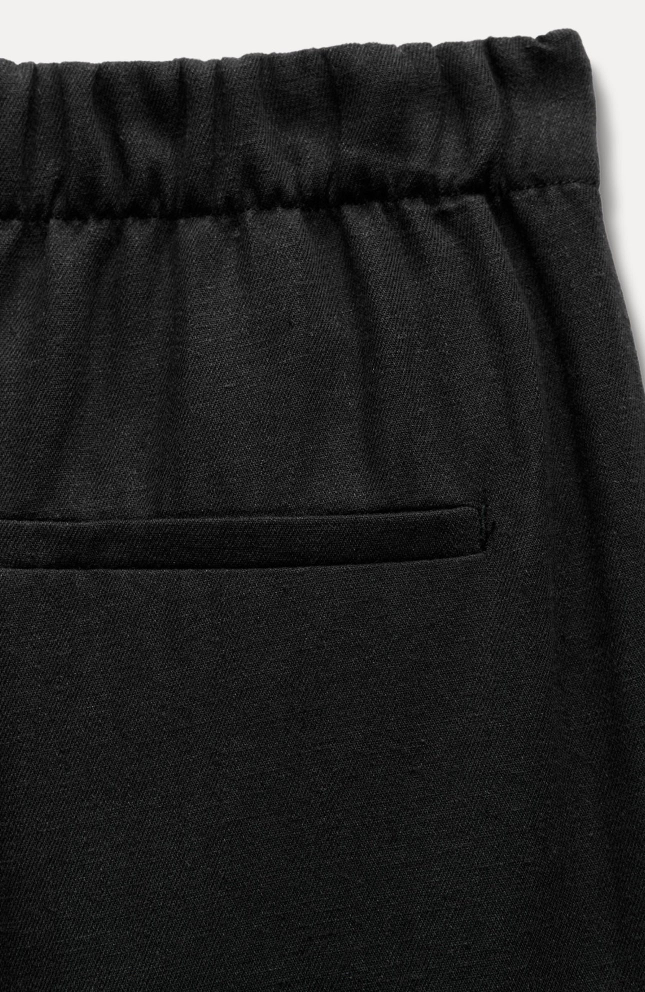 ZARA ZW Collection Straight Fit Trouser - Black