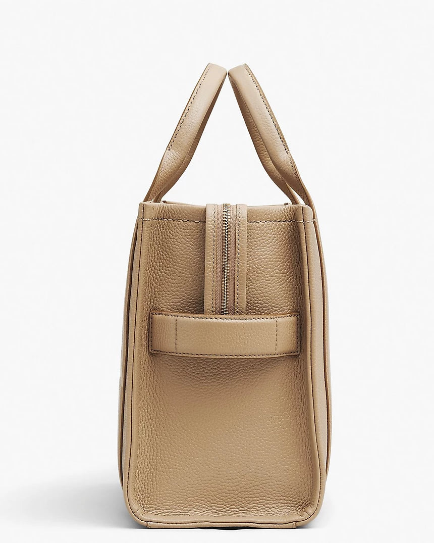 Marc Jacobs Leather Medium Tote Bag- Camel