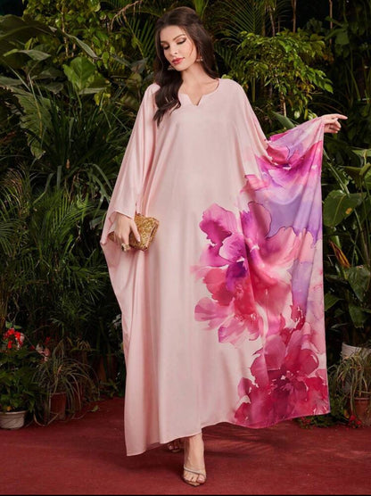 Shein Najma Turkish Style Loose Casual Long Shirt For Everyday Wear- ONE SIZE