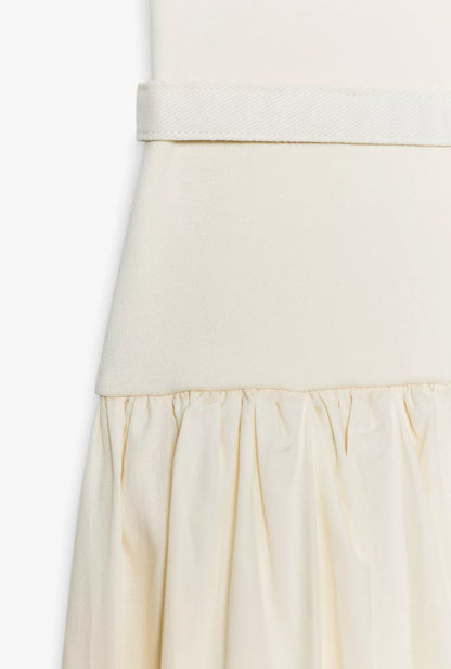 Zara Contrast Belt Dress