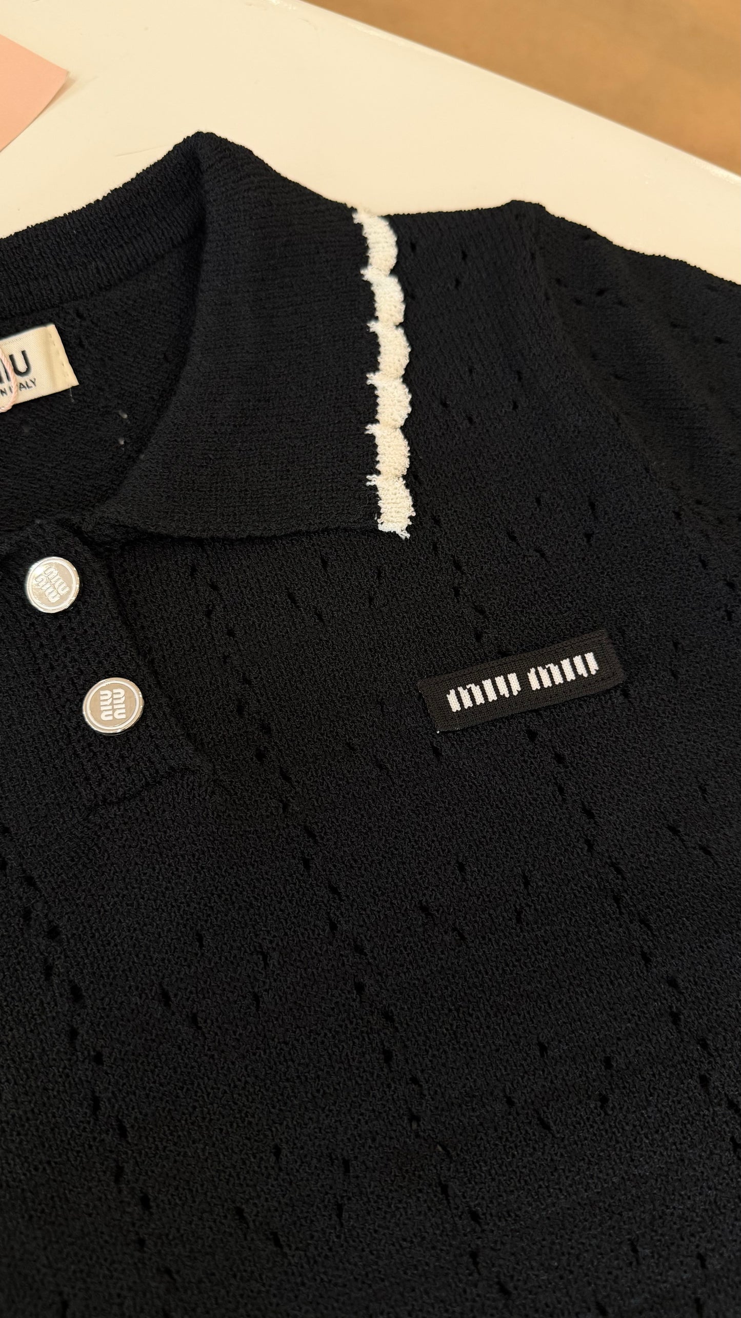 Miu Miu Knit Polo-Dupe