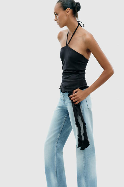 Zara halter Neck Happer Top