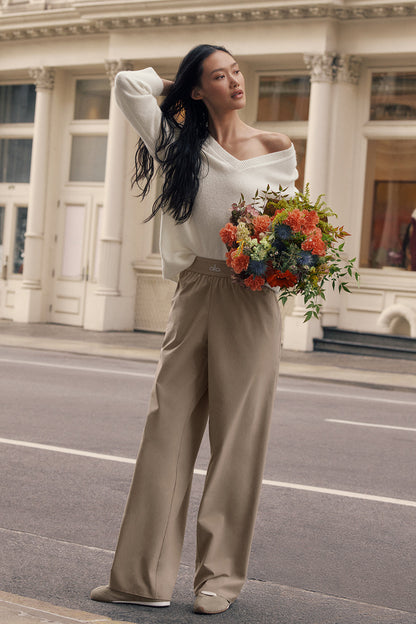 ALO Suit Up Trouser Long-Khaki