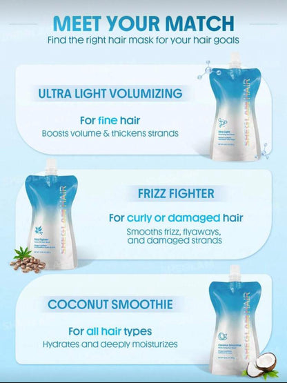 SHEGLAM Hair Ultra Light Volumizing hair Mask