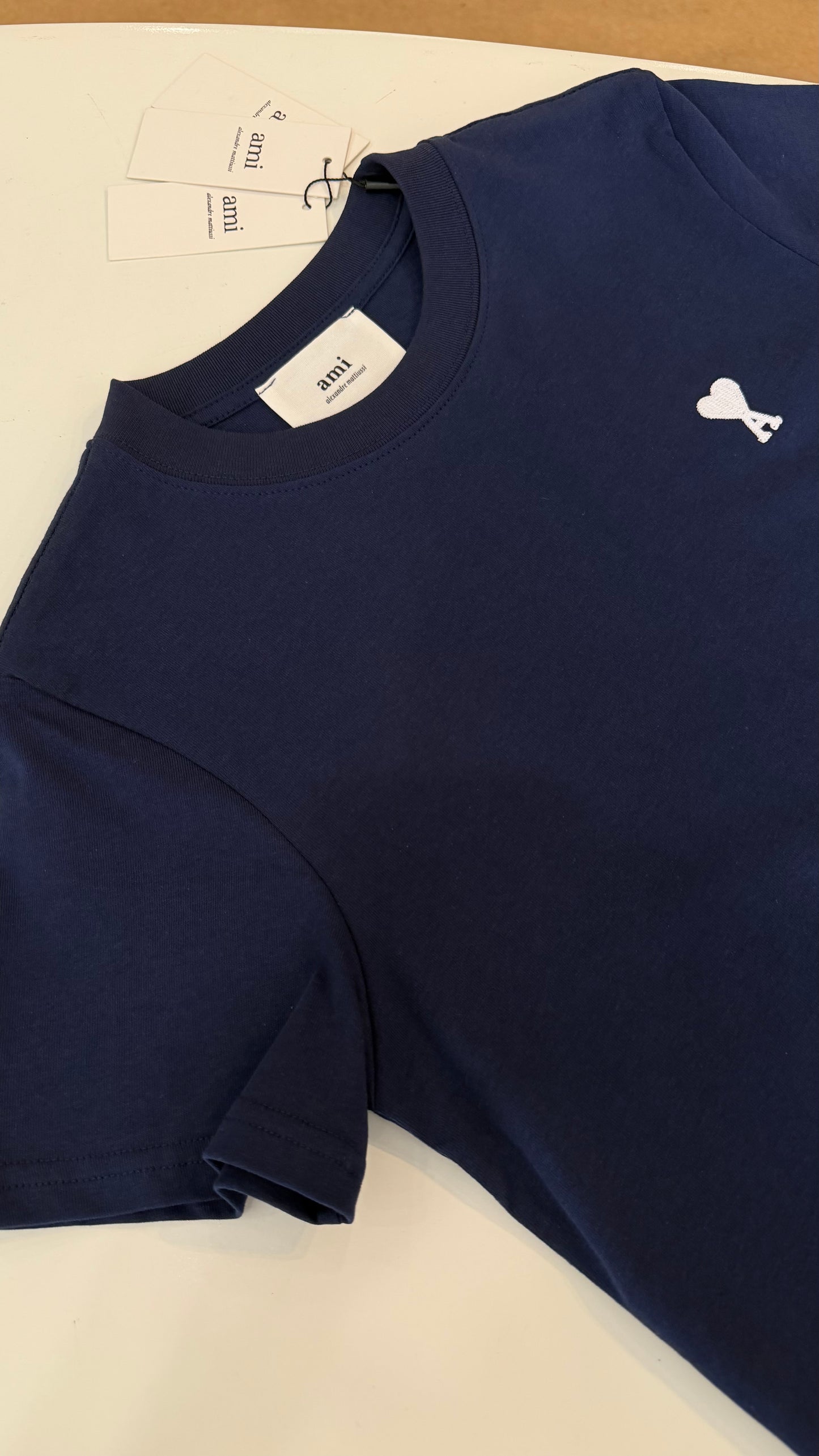 Ami Paris De Coeur t shirt-Blue